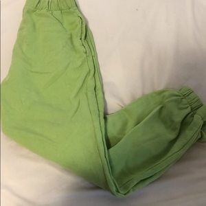 lime green brandy melville rosas